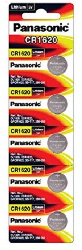 Panasonic Lithium CR1620 5BE 3V Battery - Panasonic 