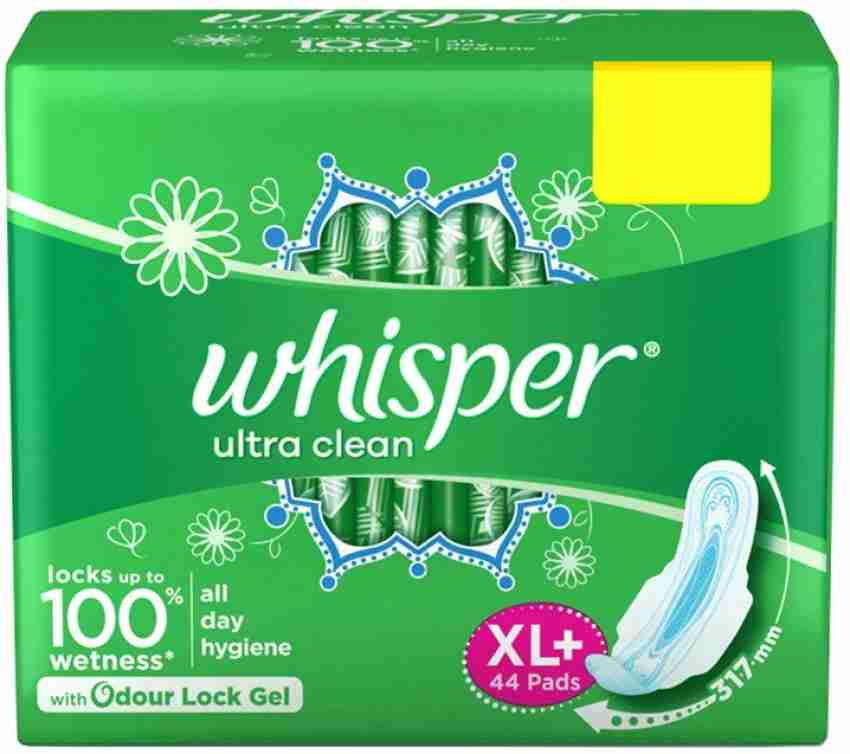 Buy whisper ultra clean xl+7+ bindazzz night period panty panties 6 pack of  2 Online at Low Prices in India 