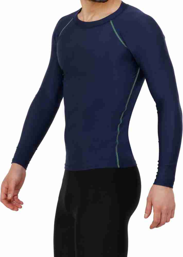 Buy NEVER LOSE Men's Compression Inner T-Shirt Top Skin Tights Fit