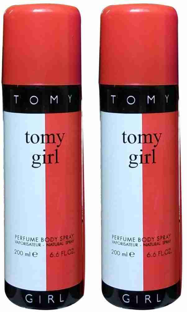 TOMMY GIRL RED PACK OF 2 Perfume Body Spray For Men