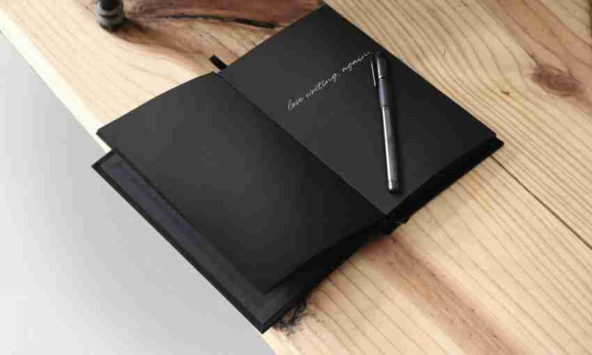 Mono Journal, Black, note book, Nostalgia, Gift, Diwali, New year Book-size  Notebook Plain 196 Pages Price in India - Buy Mono Journal, Black, note  book, Nostalgia, Gift, Diwali, New year Book-size Notebook
