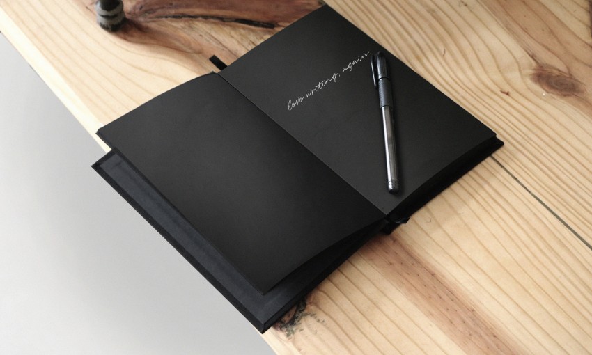 Black Paper Notebook