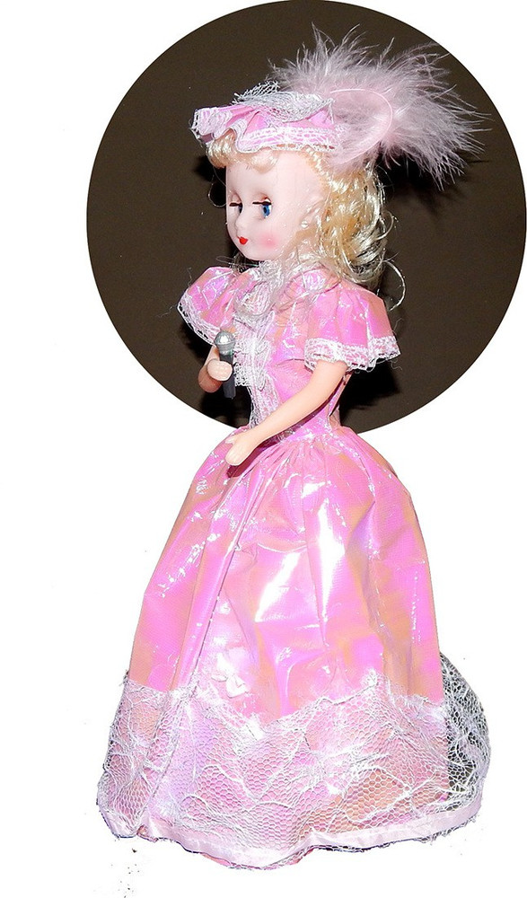 OJAMONE singing dancing doll for little baby kids pink