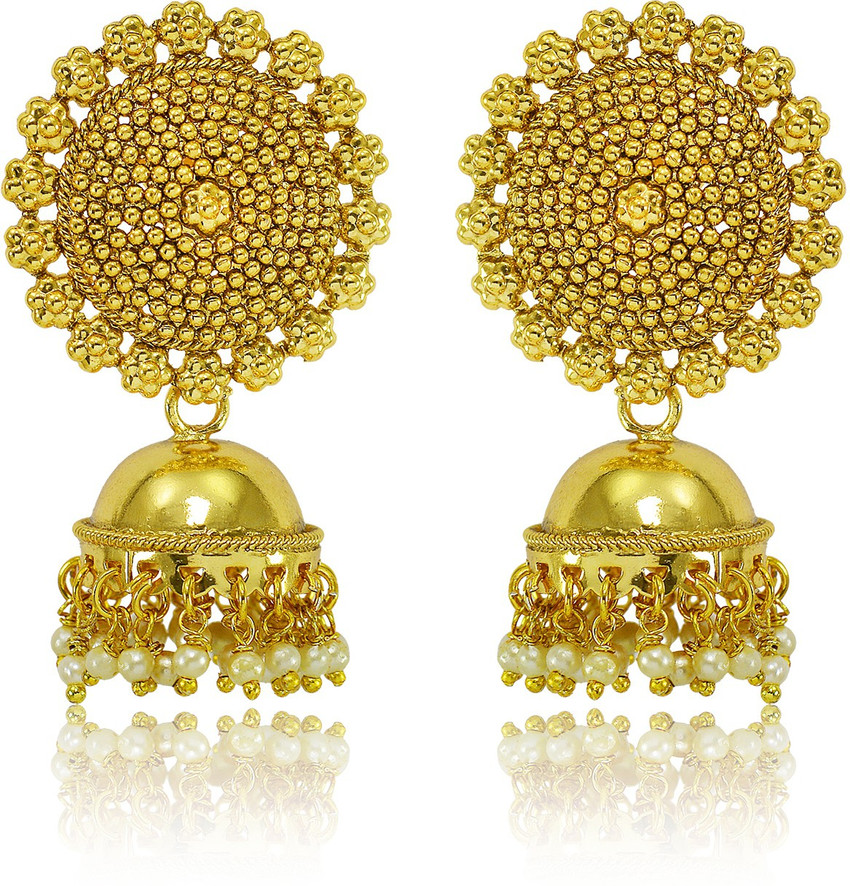 Share more than 167 earrings heavy gold super hot seven.edu.vn