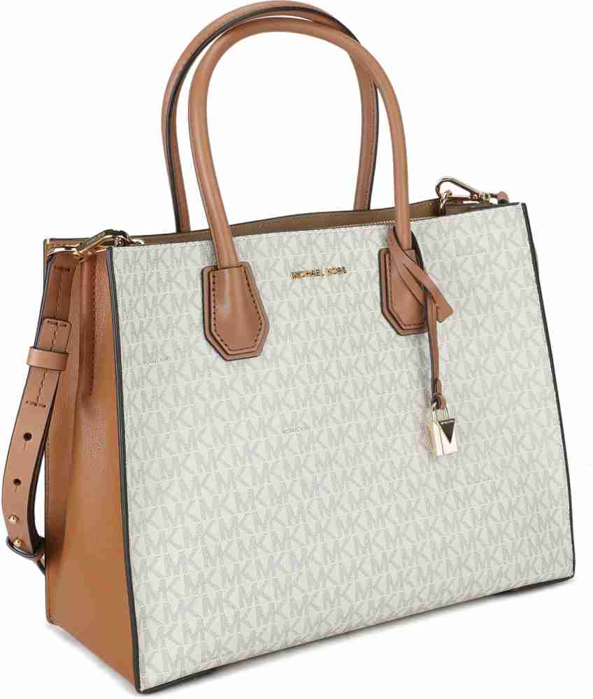Buy MICHAEL KORS Grey Hand-held Bag VANILLA Online @ Best Price in India | Flipkart.com