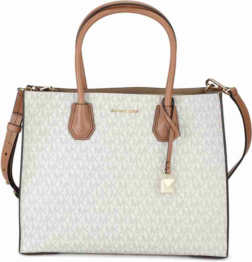 Buy MICHAEL KORS Grey Hand-held Bag VANILLA Online @ Best Price in India | Flipkart.com