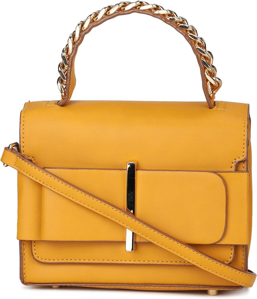 Allen solly sale mustard yellow handbag