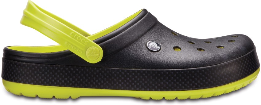 Black and deals yellow crocs