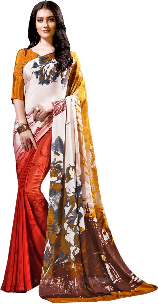 Buy Jaanvi Fashion Digital Print, Floral Print Bollywood Crepe