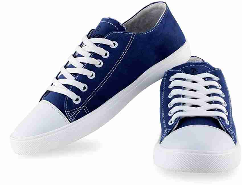 Canvas shoes shop blue colour