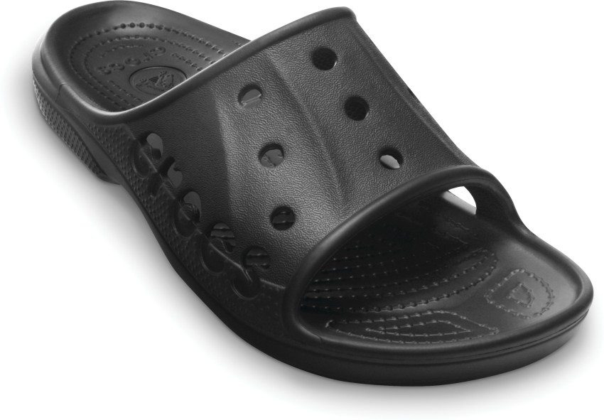 CROCS Men Baya Slides Buy Black Color CROCS Men Baya Slides