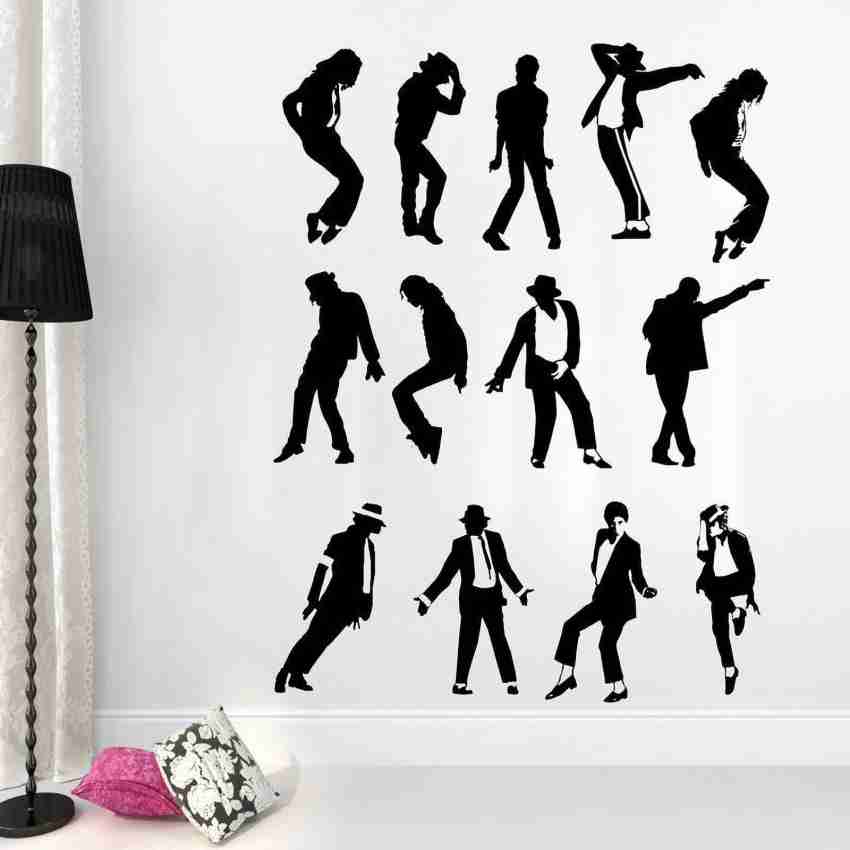 American Style Michael Jackson MJ Wall Stickers Music Dancer Dangerous  Wallpaper Mural For Bar Bedroom Room Decoration