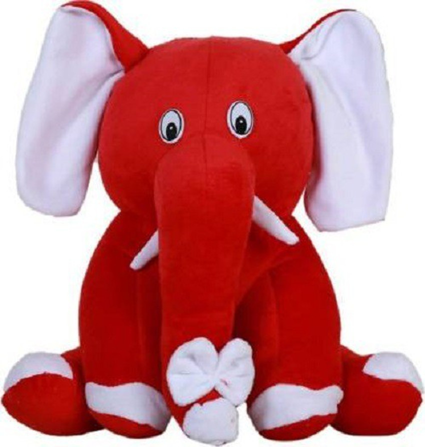 Red elephant stuffed animal discount