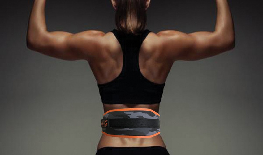 AXG NEW GOAL Durable Women Gym Fitness Weight Lifting Belt 6 Inches Wide Weight Lifting Belt