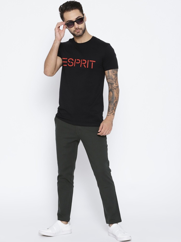 ESPRIT - Solid twill shirt at our online shop