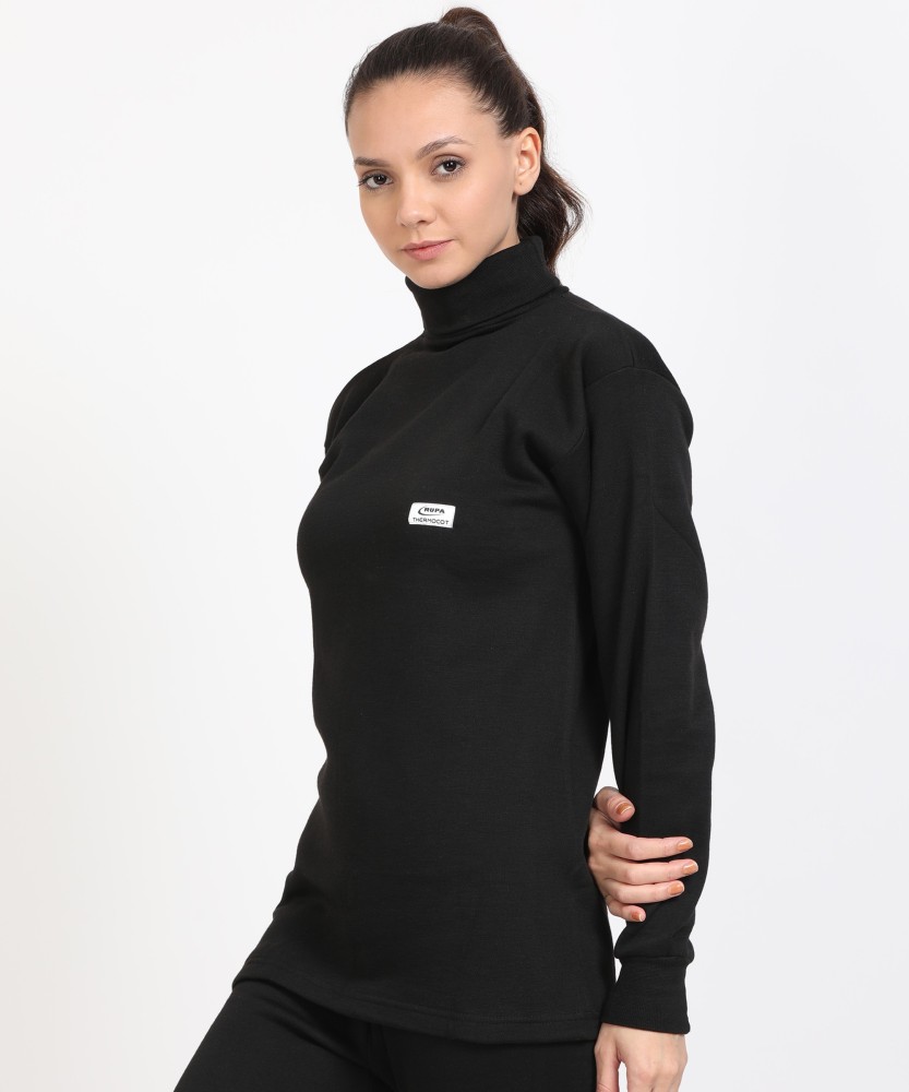 Buy Gospel RUPA Boiler Turtle High Neck Thermal Top for Women (Color:  Exactly (Pack of 5) at