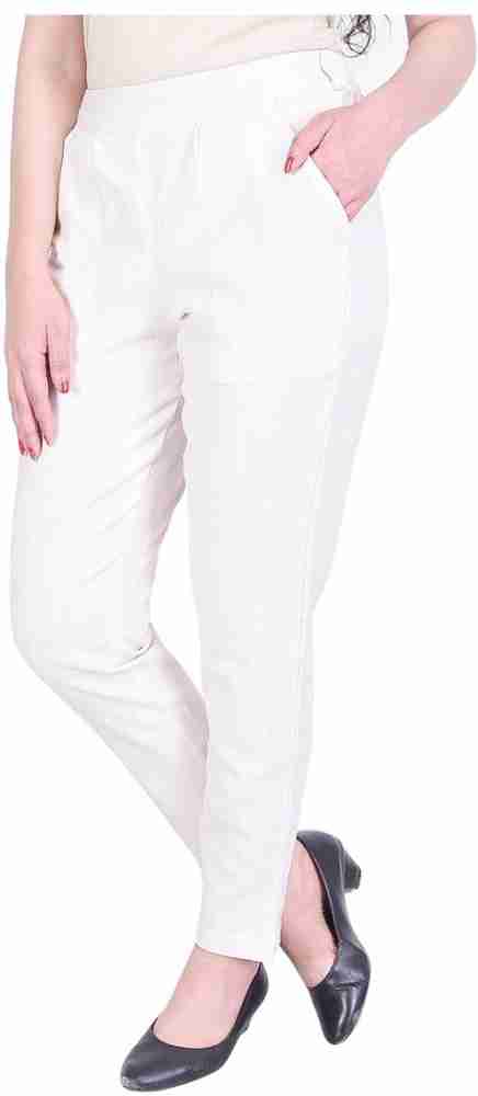 Neelo Kurti Regular Fit Cotton Trouser Pants for Women(Combo-2)