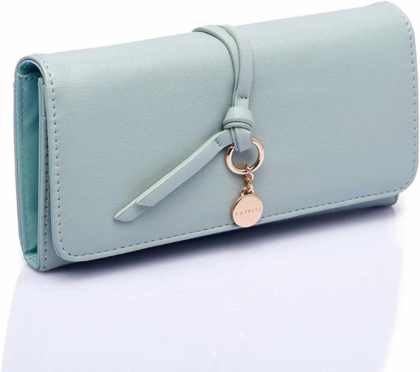 Caprese Women Blue Artificial Leather Wallet Neo Aqua - Price in India