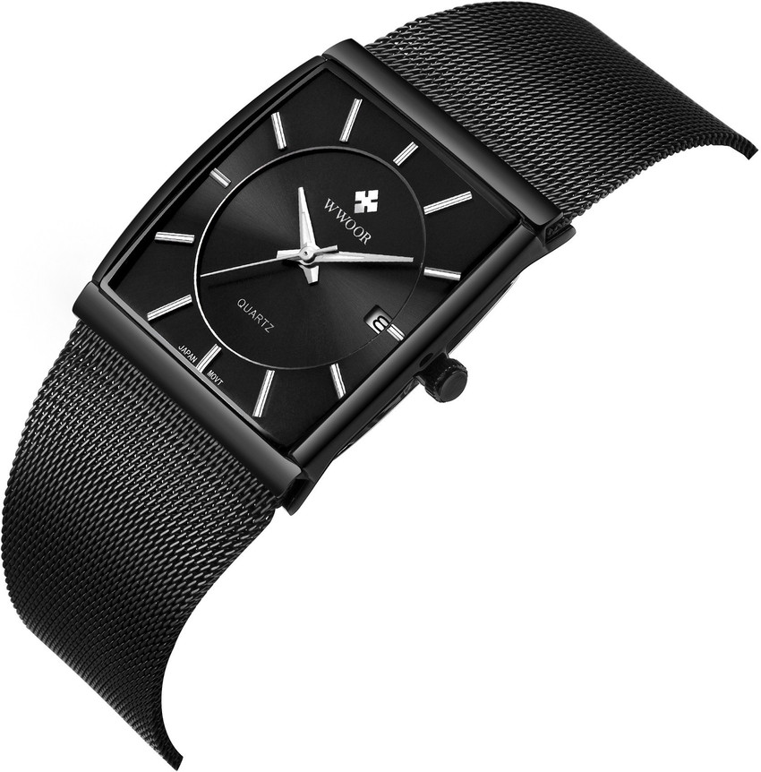 Thin analog watch top