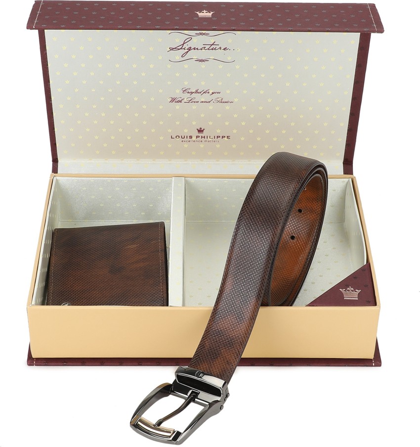 Louis Philippe Accessories, Louis Philippe Brown Wallet for Men at