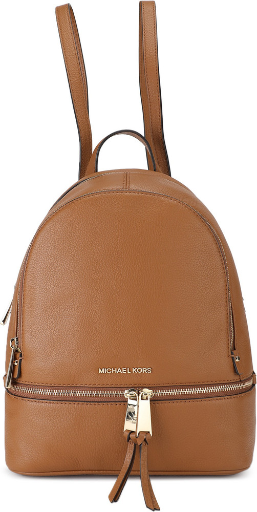 MICHAEL KORS RHEA ZIP 2.5 L Backpack ACORN Price in India