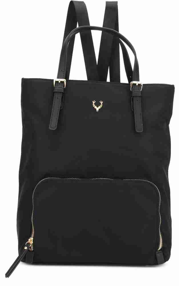 Allen solly black backpack sale