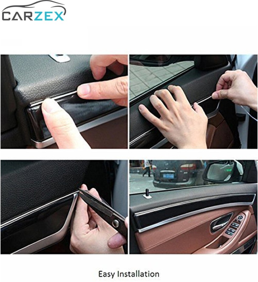 CARZEX chrome strip 15MM-5M Car Beading Roll For Bumper, Grill and Garnish  Cover, Window Price in India - Buy CARZEX chrome strip 15MM-5M Car Beading  Roll For Bumper, Grill and Garnish Cover