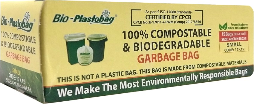 Plastobag XL Garbage Bag-15 pieces (MRP 115/- ) – M Bhagwanlal & Co.