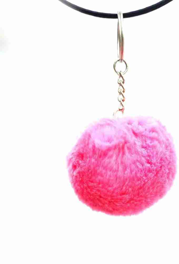 Heart Pompoms Keychain Plush Balls Key Chains Decorative Pendant For Women  Girl Bag Accessories Keychains Car Fashion Keyring - AliExpress