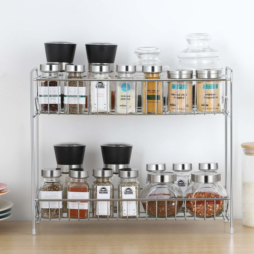 Kitchen storage on sale racks metal