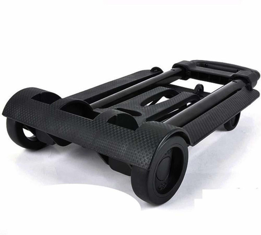 4tens Plastic Folding Luggage Cart Travel Shopping Trailer trolley