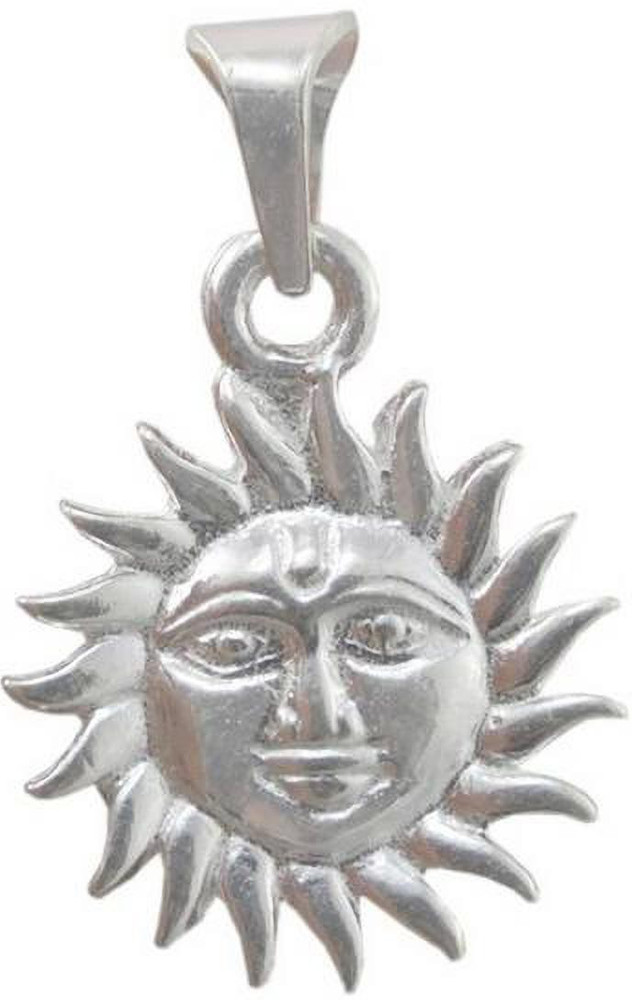 Silver sun locket cheap