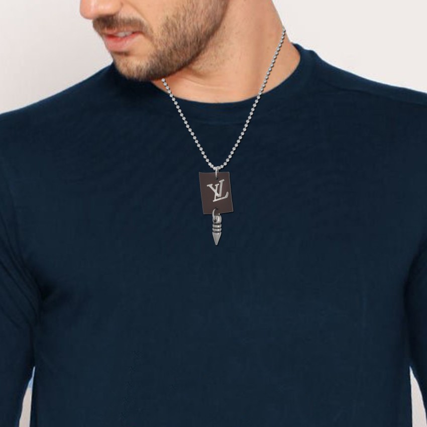 Louis Vuitton Pandantif Magnetic Glitter M66856 Pendant Necklace Men's Brown