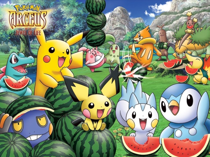 pikachu pokemons sticker poster, anime poster