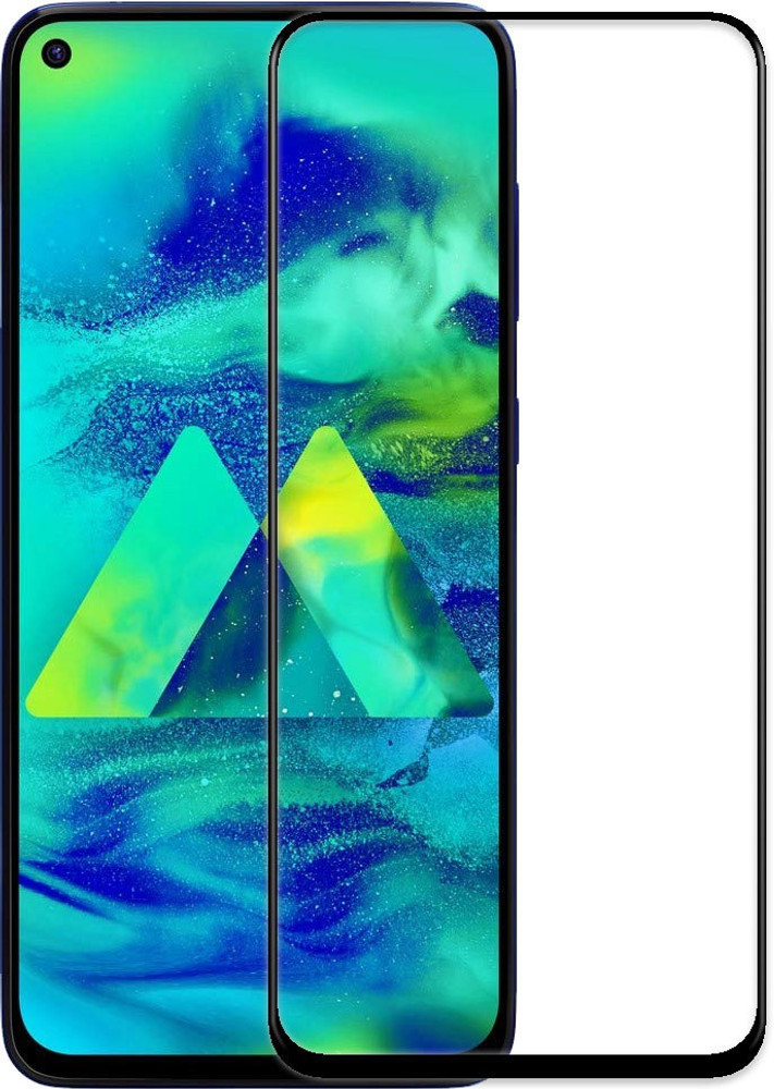 TrueObjects Edge To Edge Tempered Glass for Samsung M40