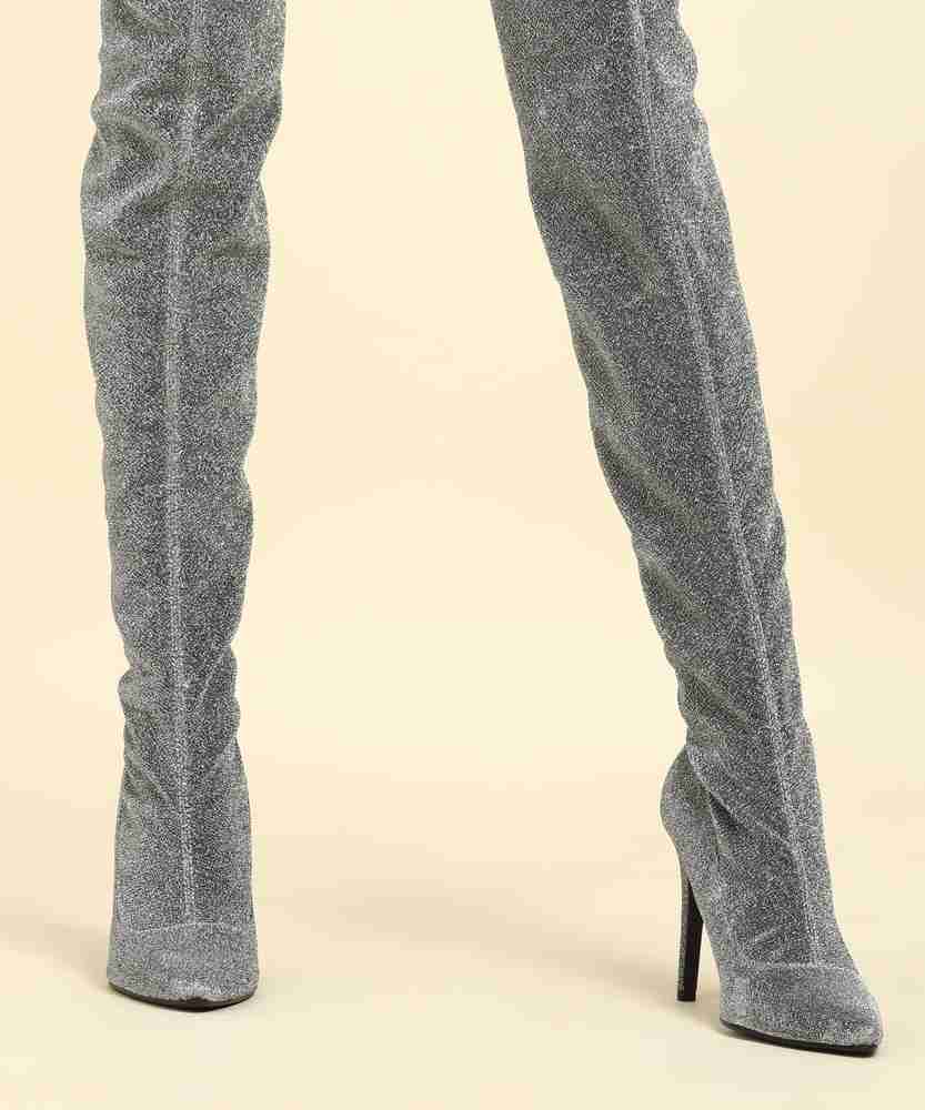 Forever 21 glitter boots top