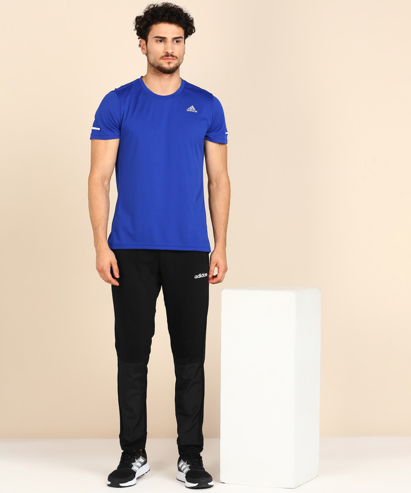 ADIDAS Solid Men Black Track Pants Buy ADIDAS Solid Men Black