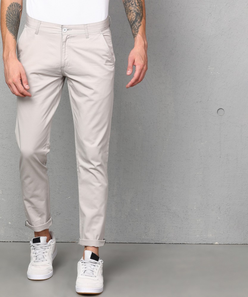 Buy GIORGIO ARMANI Main Line Cotton Regular Fit Trousers  White Color Men   AJIO LUXE
