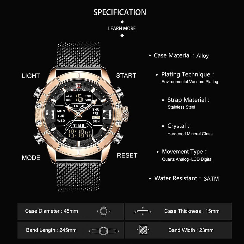 Naviforce new arrivals nf9153m price