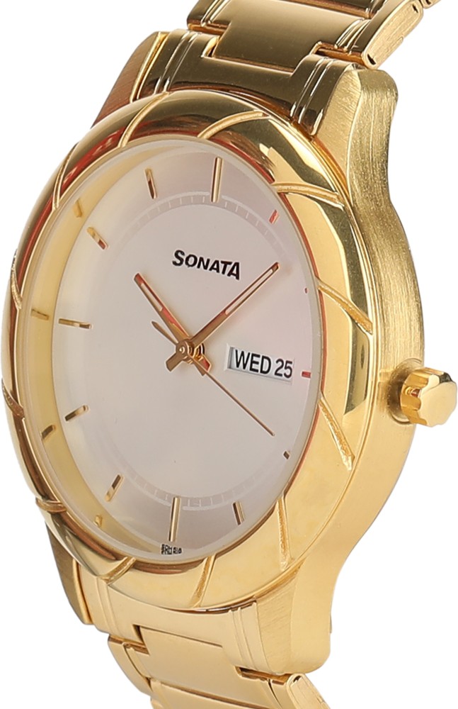 SONATA NP7125YM03 Utsav Analog Watch For Men Buy SONATA