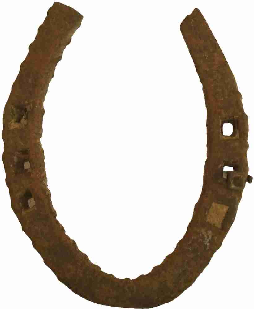 Buy genuine black horseshoe ring on sale