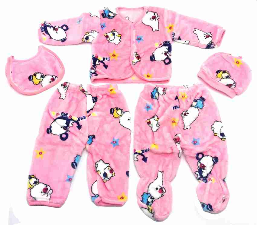durja New Born Baby 5Pcs Warm Suit Baby Boys Baby Girls