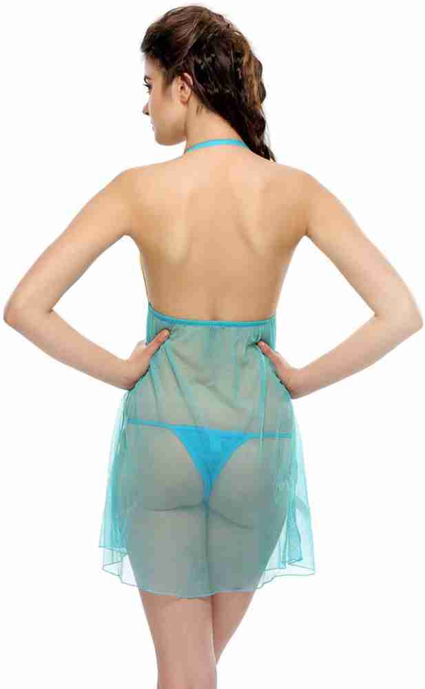 SSoShHub Self Design Solid Babydoll