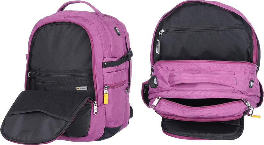 FB FASHION 608sbfbdarkgreypink 35 L Backpack Pink Price in India Flipkart