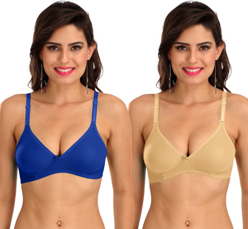 SONA M1001 Everyday Cotton Hosiery Non Padded Non-Wired 3/4Th Coverage  T-Shirt Bra Pack of 2 Women T-Shirt Non Padded Bra - Buy SONA M1001  Everyday Cotton Hosiery Non Padded Non-Wired 3/4Th Coverage