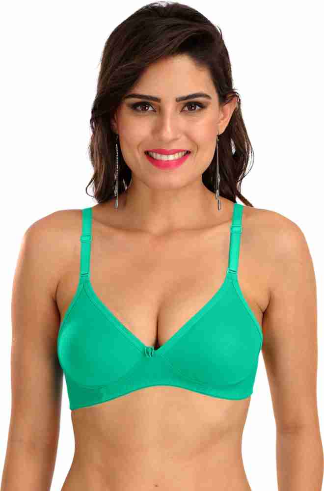 SONA SL-M1001-SEA-GREEN-100D Women T-Shirt Non Padded Bra - Buy SONA SL- M1001-SEA-GREEN-100D Women T-Shirt Non Padded Bra Online at Best Prices in  India