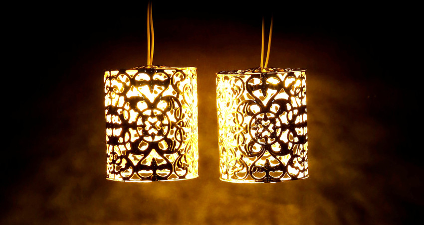 ESP Decorative Cylindrical Hanging Lamp for Room Decoration