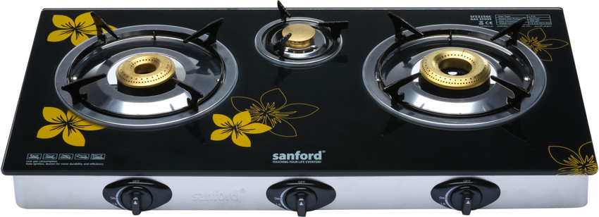 Sanford Glass Automatic Gas Stove Price in India Buy Sanford