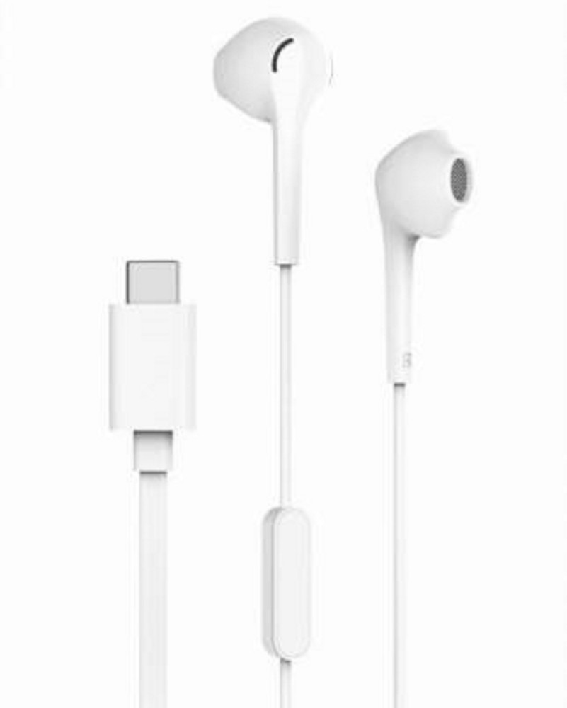 RODEX USB Type C Earphone Wired Control Headphone Wired Headset