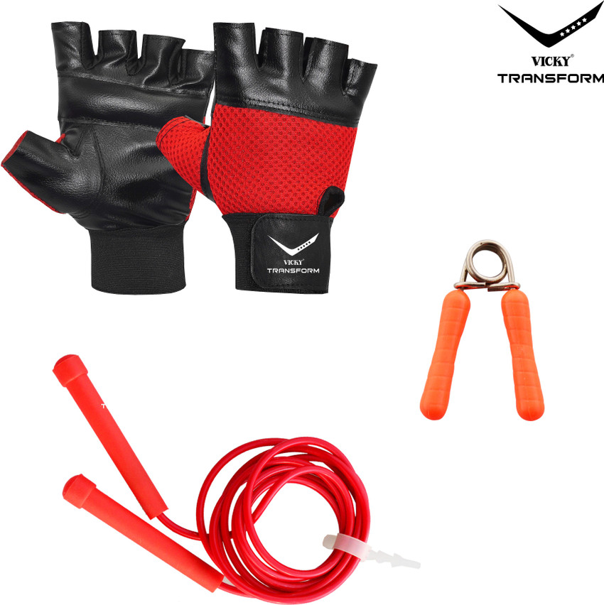 Vicky transform 24 kg pvc 24 kg curl top and straight rod combo home gym combo